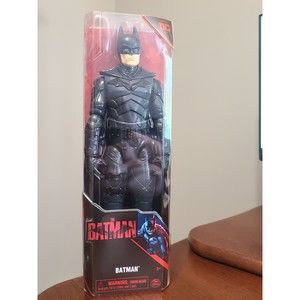 The Batman Movie Batman Figure 12" Black DC Comics 2021 - NIB - Ages 3+